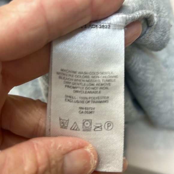 Woman’s Columbia 1/4 zipper jacket Gray and white geometric design Sz L - Picture 9 of 9